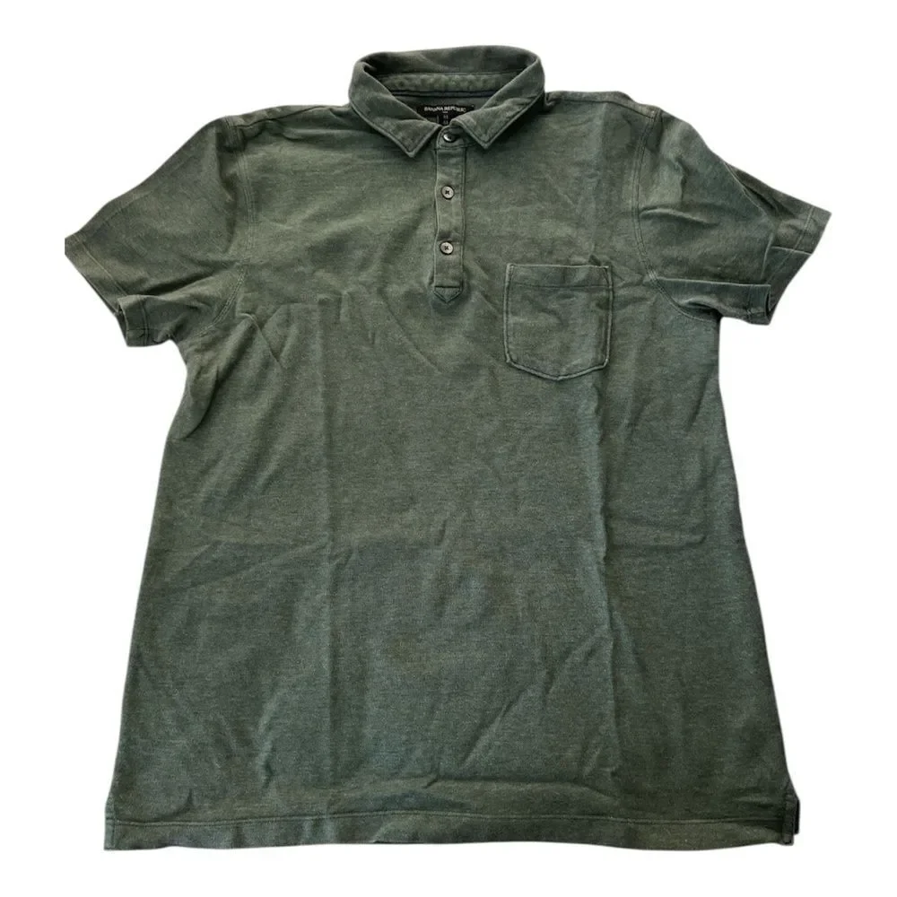 Banana Republic Olive Polo Shirt size Med